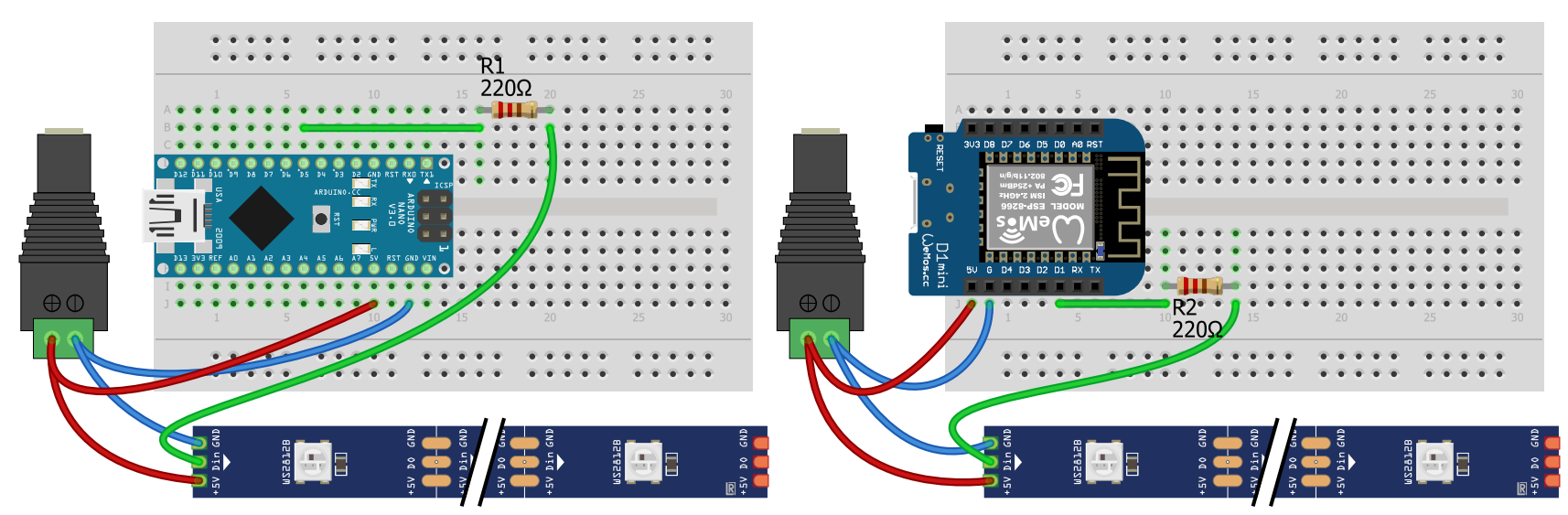 Arduino и адресная светодиодная лента - Arduino набор GyverKIT
